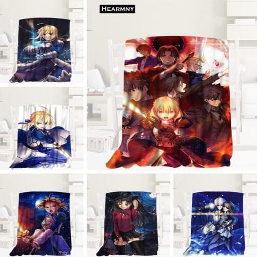 New Arrival Fate Zero Saber Blankets 3D Printing Soft Blanket Throw On Home/Sofa/Bedding Portable Adult Travel Cover Blanket