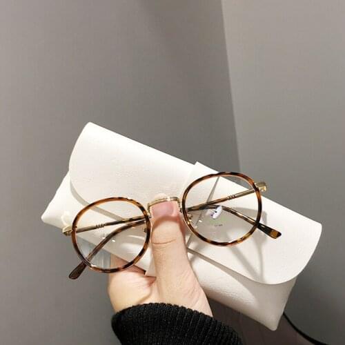 Anti Blue light Ray Computer Goggles Radiation-resistant Transparent eye glasses frames for Unisex Flat mirror Round Goggles