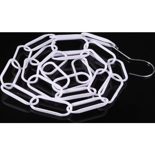 Plastic Clothes Market Shop Display Hanging Chain Hooks With 23 RingsHanger Household Tools 51Inch clothing store Display hanger