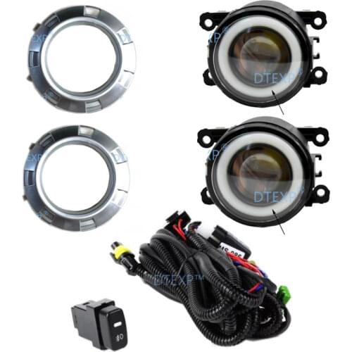 Full Set Fog Lamp with Bulb Wire Switch Harness for Pajero V97 V93 V95 Front Lamp Kit for Shogun Marker Lamps for Montero