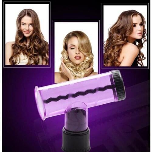 Portable Soft Waves Curler Hair Diffuser Salon Magic Roller Drying Cap Blow Curl