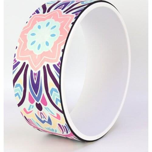 TPE Yoga Wheel Rubber Wheel Suede Yoga Wheel Printing Yoga Wheel Yoga Ring Pilates Wheel Dharma Wheel