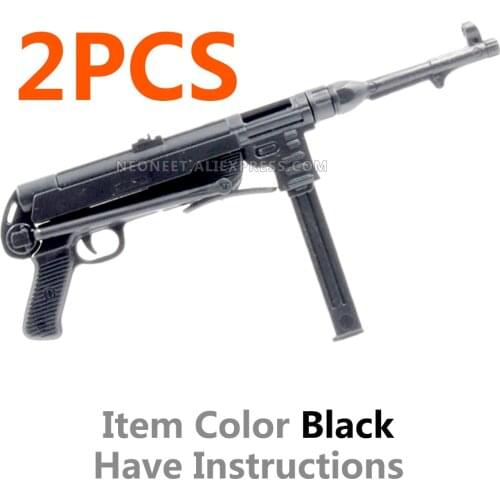 1:6 Avatar Assembly 4D Gun Model 1/6 WWII German Army Assault Submachine Gun MP40 Soldier Weapon Plastic DAM Toys Hot Toys COD