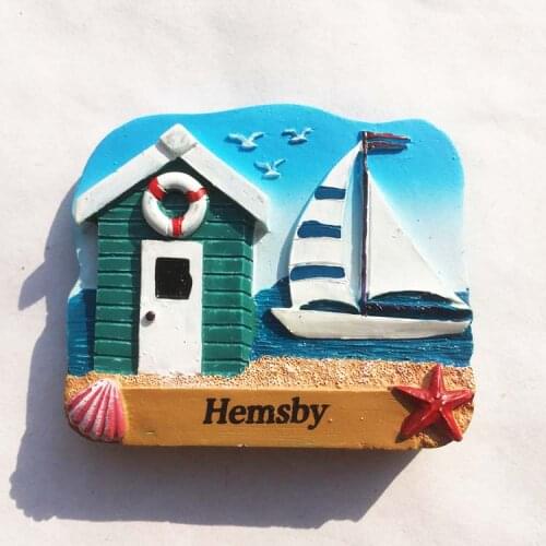 British Hermesby Atlantic Ocean Wind Tourism Souvenir Magnetic Sticker Fridge