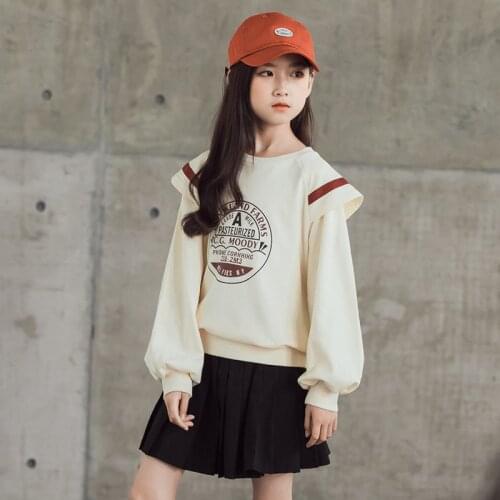 Girls sweater kids long sleeve tops sping autumn sport hoodies teen girls clothes new Fashion girls tops