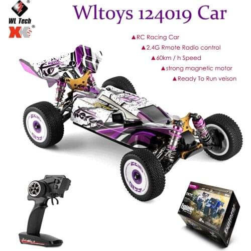 Wltoys 124019 RC Car 2.4G 4WD Upgrade 1:12 60Km/h High Speed Alloy Chassis RTR Remote Control Racing Car Toys Gifts