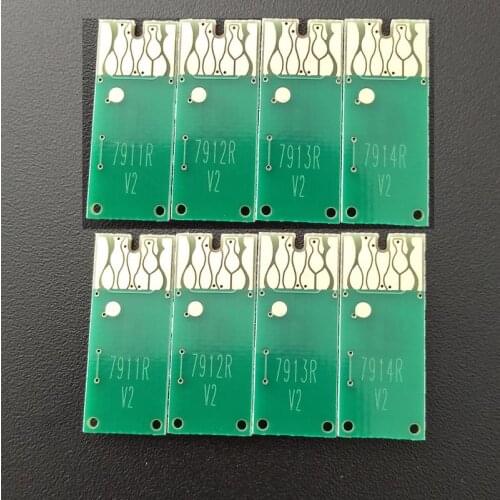 XIMO 2 SETS T7901 T7911 ONE TIME CHIP for WorkForce Pro WF-5620DWF WF-5690DWF WF-5110DW WF-5190DW Compatible ink cartridges