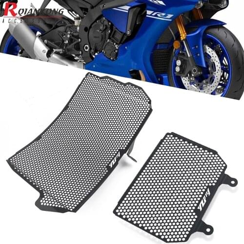 1 Set Motorcycle Radiator Guard and Oil cooler Guard For Yamaha YZF-R1 YZF-R1M 2015 2016 2017 2018 2019 2020+ yzf-r1 yzf r1 r1m