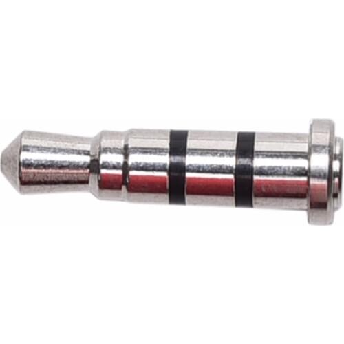1PC Dustproof Plug Earphone Jack For Mobile Phone SILVER 3.5mm Smart Mikey Mi Key Quick Click Button Smart Key