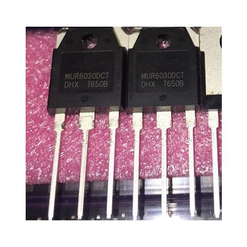 10PCS/Lot MUR6030NCA = MUR6030DCT MUR6030DCS 60A300V Fast recovery rectifier diode
