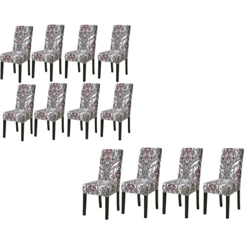 Chair Covers,Stretch Removable Washable Kitchen Chair Covers Protector for Dining Room,Hotel,Ceremony