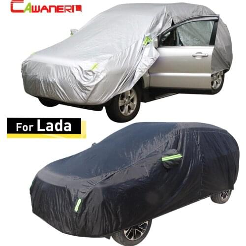 Cawanerl For Lada 110 111 112 Niva Kalina Samara Priora Car Cover Sun Snow Rain Protector Heat Resistant Waterproof Auto Cover