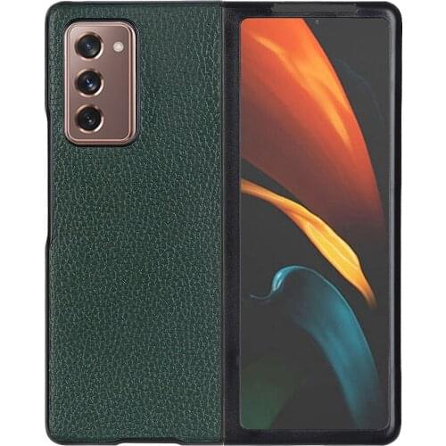 For samsung galaxy z fold 2 Case luxury leather Skin protective Back Cover Case For Samsung Z Fold 2 fold2 5G phone shell