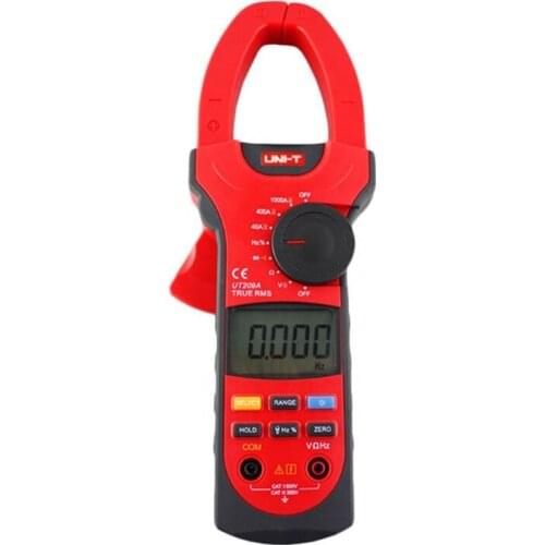UNIT UT209A Digital Clamp Multimeter 1000A 1000V True RMS Clamp Meter UNI-T Ammeter Voltmeter LCD Backlight AC DC current Clamp