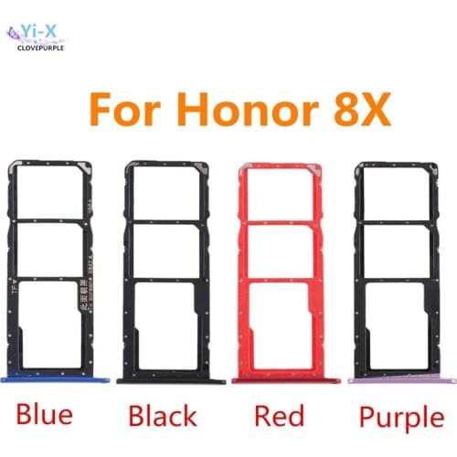 SIM Card Tray Slot Holder Adapter for Huawei Honor 8X Phone Spare Parts