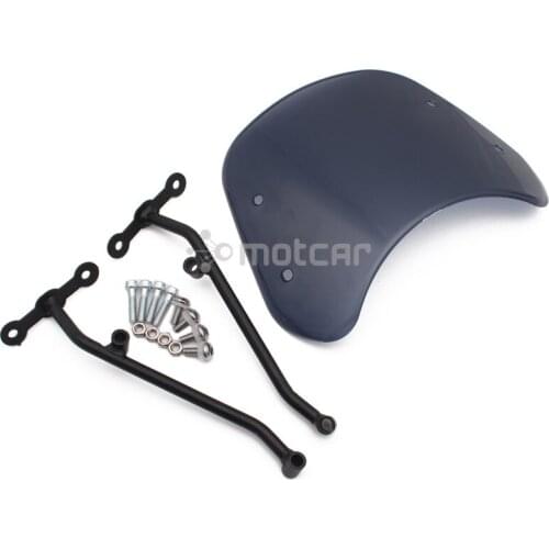 Smoke Lens ABS Plastic Motorcycle Head Light Protector Front Windshield Windscreen Wind Deflector for Benelli Leoncino 500