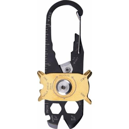 20 In 1 Pocket Multi Tool Stainless Steel Portable EDC Wrench Kits Mini Utility Keychain Outdoor Camping Opener Survival Tools