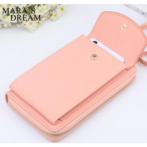 Maras Dream Women Wallet Brand Cell Phone Bags Big Card Holders Handbag Purse Clutch Messenger Shoulder Long Strap Dropshipping