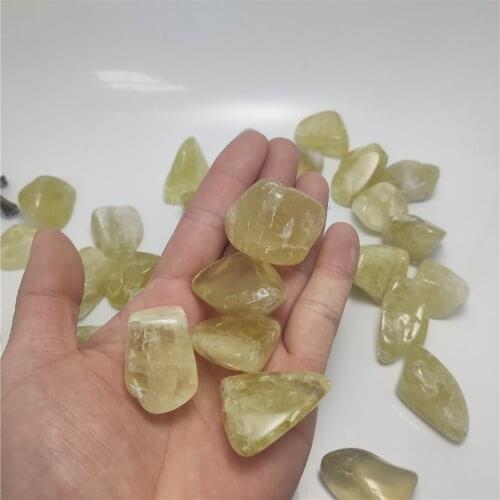 1PCS NATURAL CITRINE original turmble stone Larger Particles Quartz Crystal Pink crystal decoration Specime D3