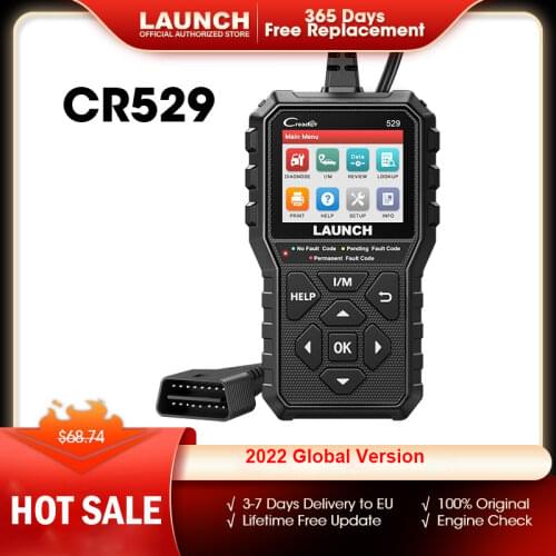 New launch Creader 529 OBD2 Scanner Automotive Diagnostic Tool OBDII Code Reader Fault Code Read OBD Scan DIY Code Reader CR529