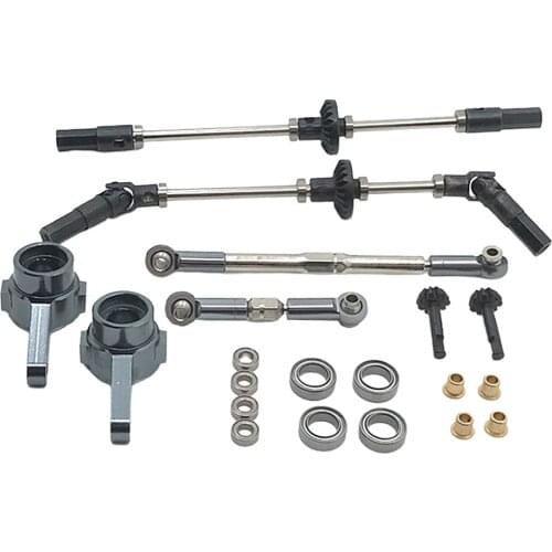 Upgrade Bridge Axle Steering Set Kits for WPL C14 Henglong 1:16 6WD RC Truck