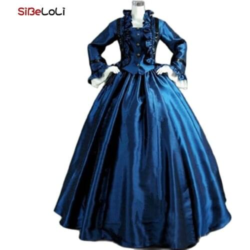 Renaissance Victorian Civil War Dickens Christmas Caroler Holiday Ball Gown Dress Theater Costume Reenactment