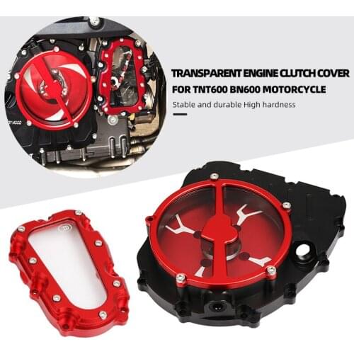 Engine Transparent Clutch Cover Protector Guard For Benelli BN600 TNT600 BN BJ 600 I GS Motorcycle Pressure Plate Chain Cover