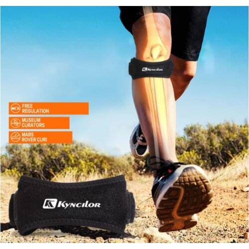 Arbot Adjustable Patella Knee Tendon Strap Protector Guard Support Pad Belted Sports Knee Brace Black Keenpads Outdoor