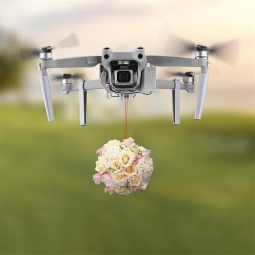 Extension Landing Gear Mounting bracket with hanging rope Dropper Set For DJI Mavic AIR 2S