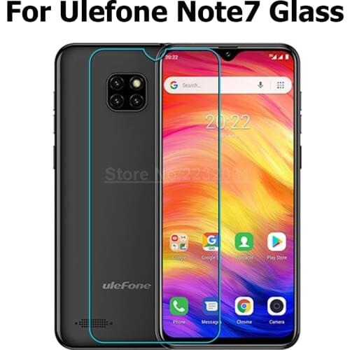 For Ulefone Note7 Tempered Glass 9H 2.5D Premium Screen Protector Film For Ulefone Note 7 6.1 Inch Protective Glass