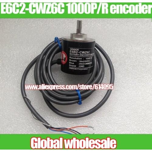 1pcs E6C2-CWZ6C 1000P/R encoder for Omron / 1000 line incremental encoder / optical rotary encoder