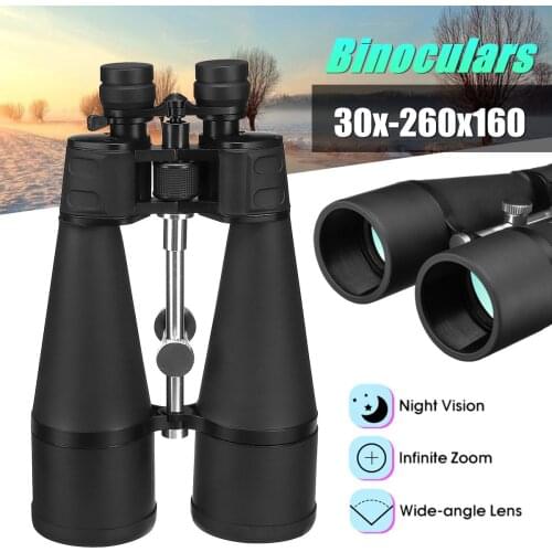 260x160 Clear High Binoculars Double Barrel 80 Caliber Zoom Telescope Non-infrared Binoculars Night Vision for Camping Outdoor