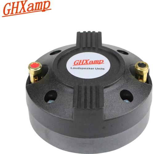 GHXAMP 34.4mm 34 Core Horn Tweeter Speaker Drive 8Ohm 40W Magnet 90*15MM Stage Treble Speaker Head with Thread Titanium Film 1PC