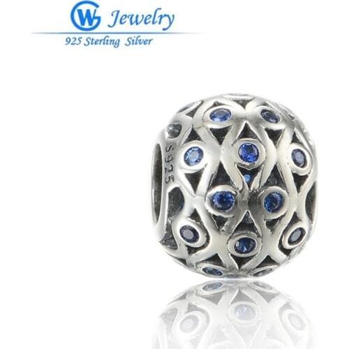 Diy crystal charms Euroean style plata 925 DIY fits European brand bracelets plata 925 GW Fashion Jewelry X332H20