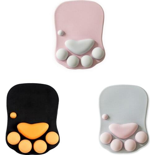 Cute Cat Paw Non-Slip Gaming Desktop Mouse Pad Waterproof Anti-Scratch Double Sided Mat For PC Laptop Desktop