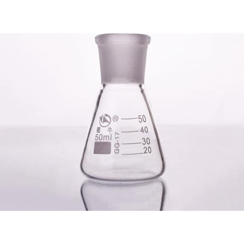 50-10000ml Glass Erlenmeyer Flask Conical Bottle, 24/29 Joint, Lab Chemistry Glassware Supplies