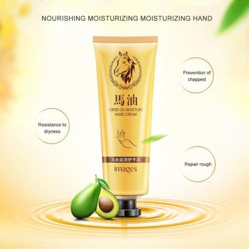 1Pcs Horse Oil Repair Hand Cream Moisturizing Anti-chapping Skin Whitening Hand Cream Winter Anti-crack Hand Cream TSLM1