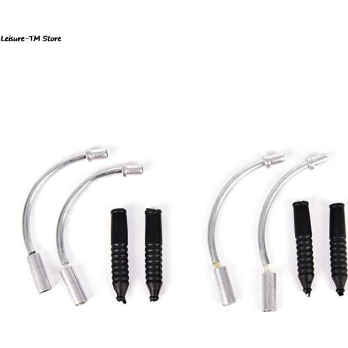 Hot V Brake Noodles Cable Guide Bend Tube Pipe Plastic Sleeves Boots Protector Hose 1 Sets MTB Mountain Bike Bicycle