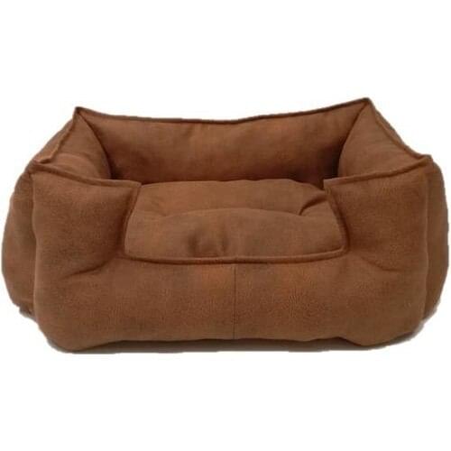 Muud Fashion Washable Cat and Dog Bed Brown