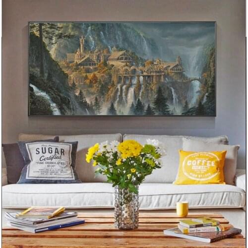 Landscape painting,movie Posters diamond painting full square round 5d diy diamond embroidery sale diamond mosaic home art