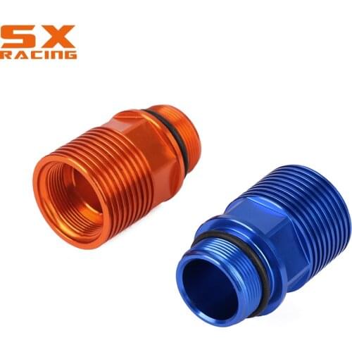 Motorcycle Orange & Blue Rear Brake Reseroir Cooling Extension For KTM SX SXF XC XCW EXC EXCF SMR 125 150 250 350 400 450 525