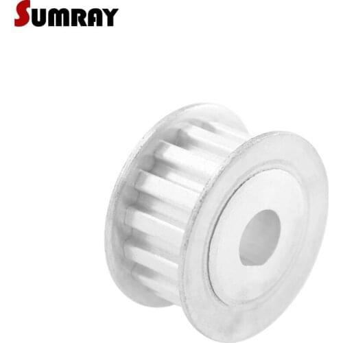 SUMRAY XL 18T D type Timing Belt Pulley 6*5/8*7/10*9mm bore 11mm width D type Stepper Motor Pulley for Engraving Machine