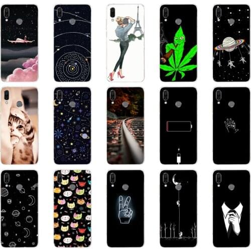 H silicone case for huawei honor 8x Case 6.5 inch Soft TPU Back Cover for huawei honor 8x Protect Phone shell Coque painting