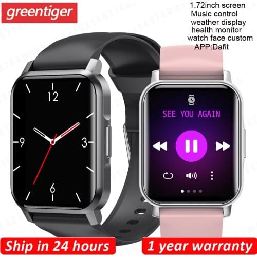 NK15 Smart Watch Men Women Smartwatch DIY Watch Face Health Tracker IP67 Heart Rate Monitoring Sports Wristwatch for Android IOS