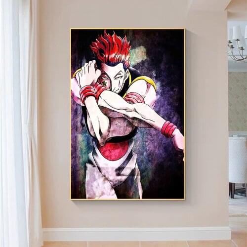 SP109 Silk Cloth Wall Poster Hisoka Hunter X Hunter Art Home Decoration Gift