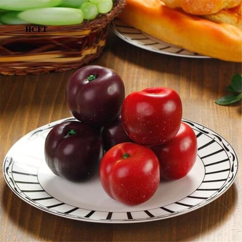 Party props home Shop Store decoration fruit black purple red currant faux Artificial Simulation plum Fake Fruit model