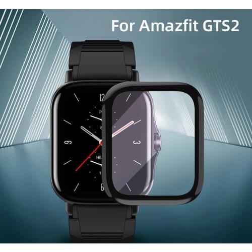 Soft Fibre Glass Protective Film Cover For Amazfit Watch GTS 2 For Xiaomi Full Screen Protector Case for Amazfit GTS Smart Watch