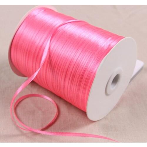 1/8" 3mm Satin Ribbon for packing and bow & Garment Accessories 20y/lot 05