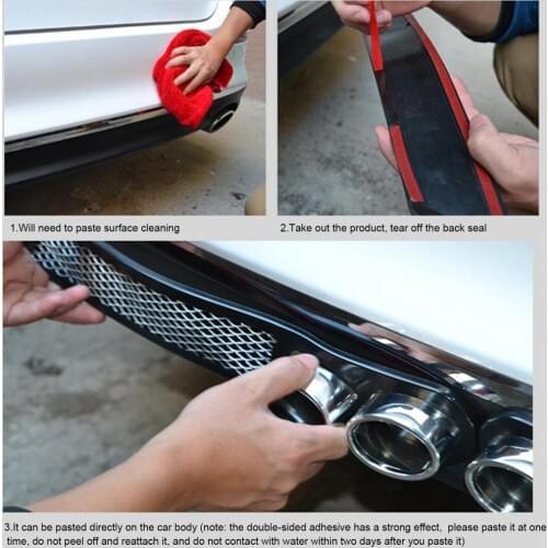 1 Pair Car Decorative Exhaust Universal Practical Car Accessories Durable False Exhaust Pipe Stickers for Automobile Truck Vehic