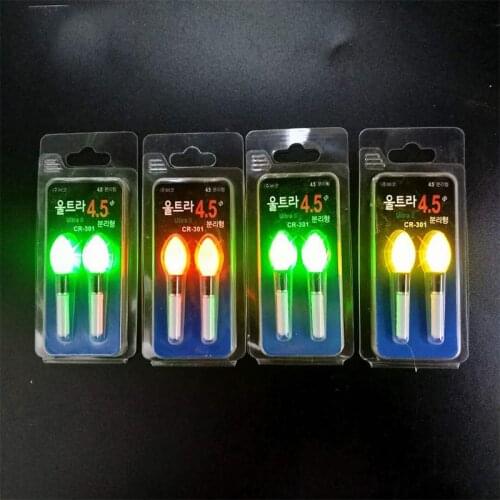 10pcs/lot Light Stick Yellow/Red/Orange Lightstick Work With CR322 LED Luminous Float Tool Night Fishing Bobber Accessory A331